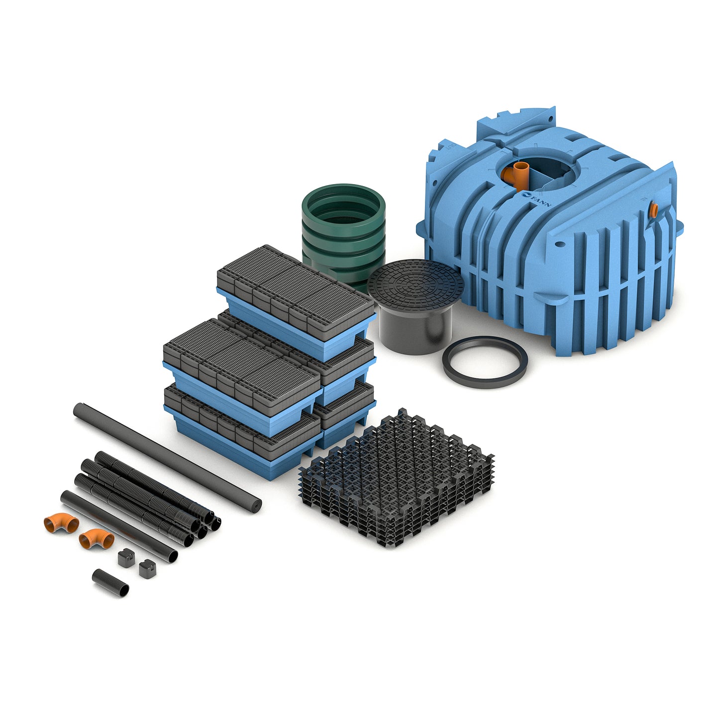 FANN INDRÄN Plus Infiltration WC+BDT 5pe Blue