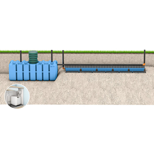 FANN INDRÄN Plus Infiltration WC+BDT 5pe EkoTreat WiFi