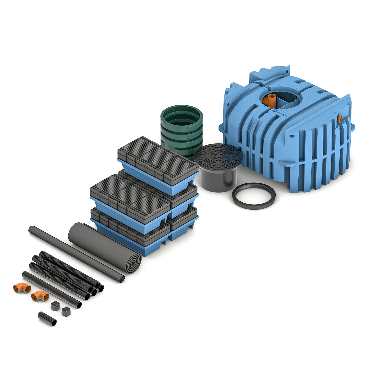 FANN INDRÄN Plus Infiltration WC+BDT 5pe Blue