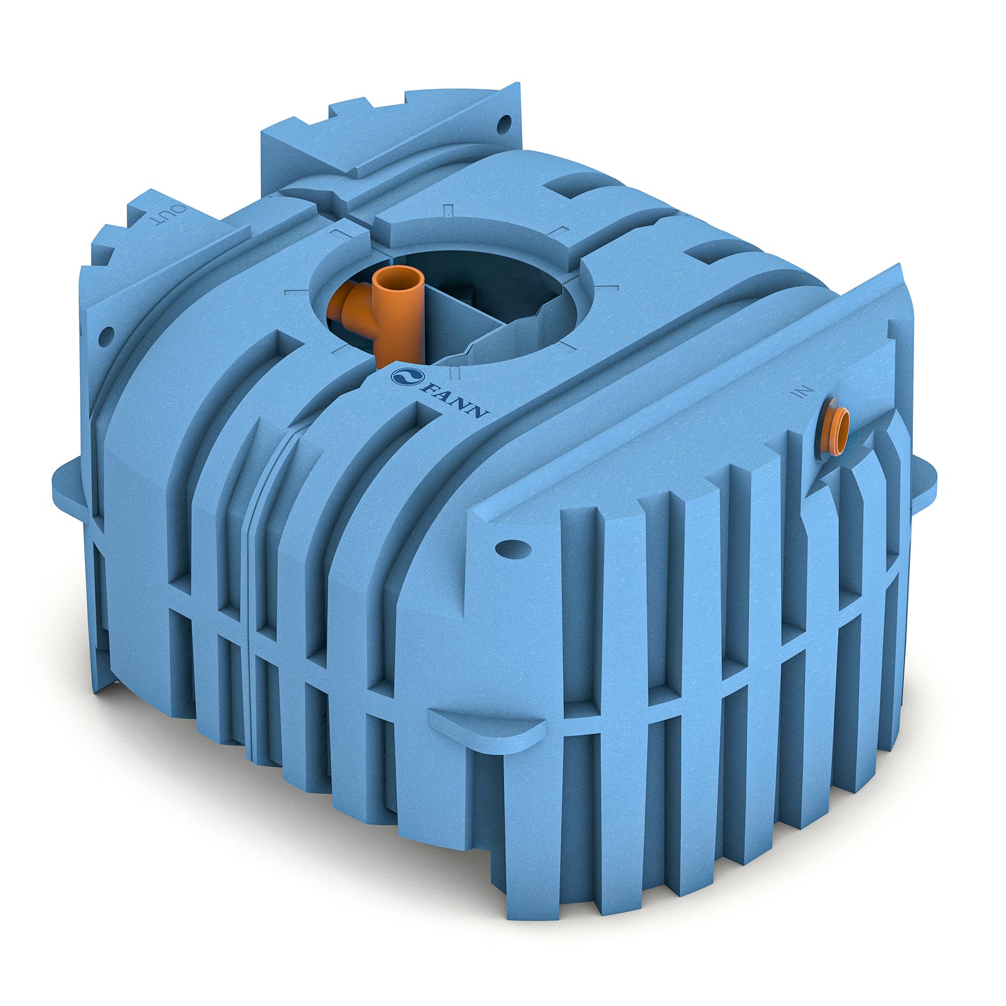 FANN Blue Trekammarbrunn 2200L enbart tank