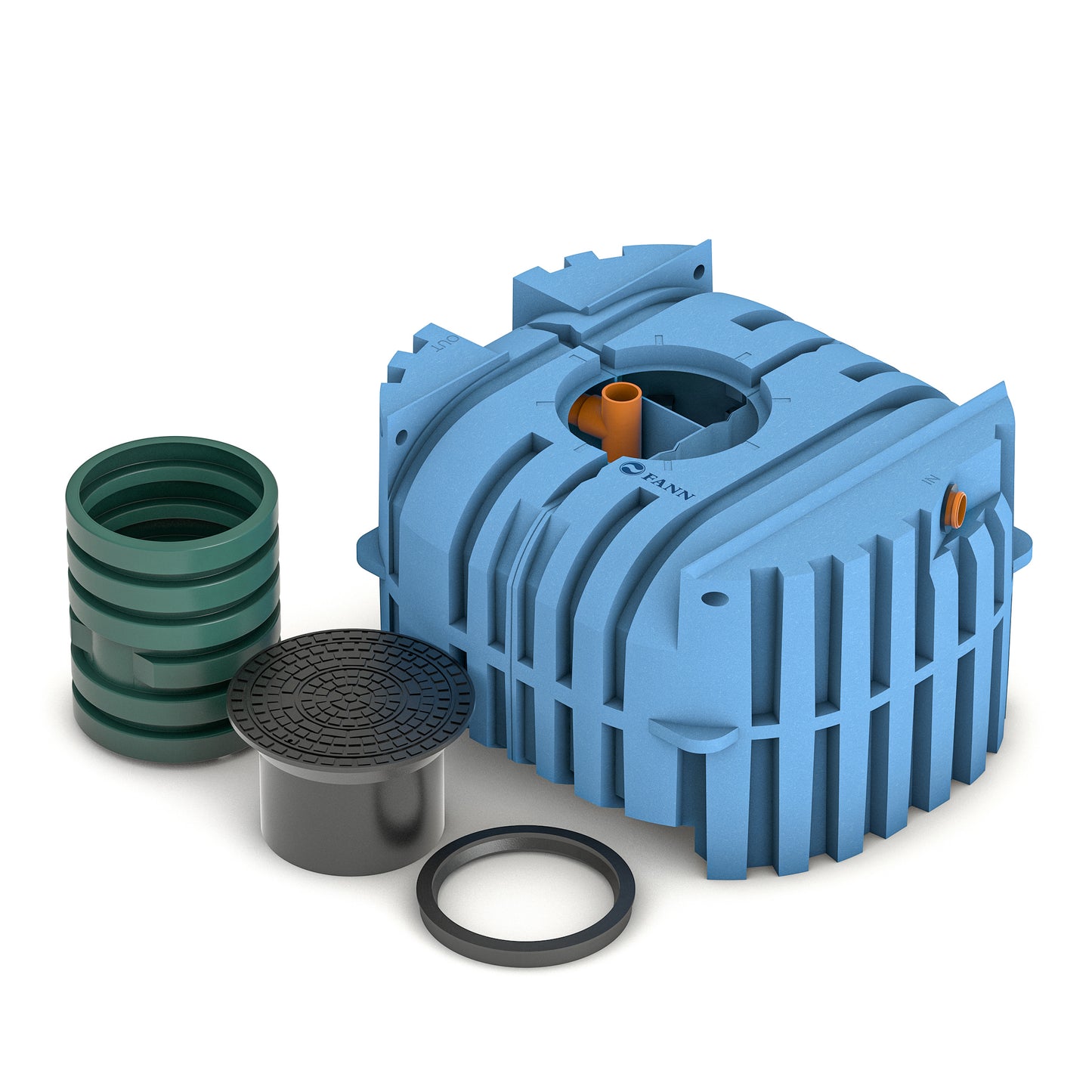 FANN Blue Trekammarbrunn 2200L komplett paket