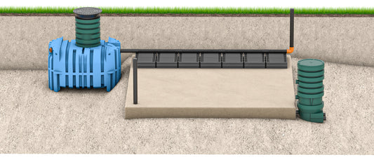 FANN INDRÄN PRO Markbädd WC+BDT 5pe Blue